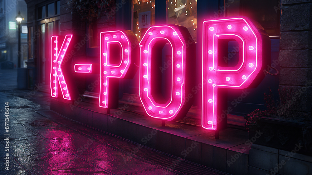 K-POPのネオンサイン K-POPのネオンサイン