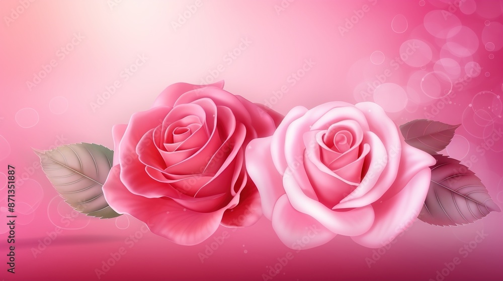 pink rose background with space pink rose background with space