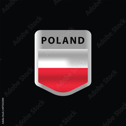Free Download Emblem logo icon poland nation flag design vector - GFXLoad
