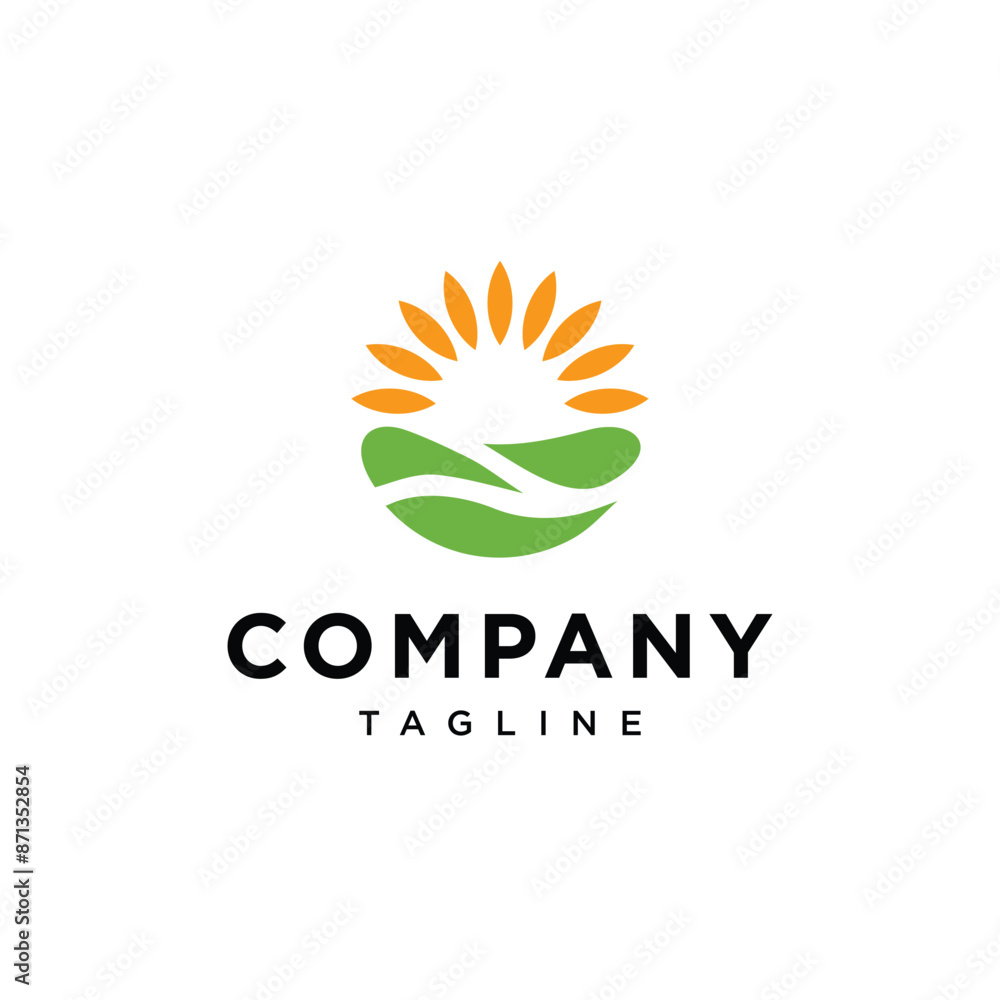 Simple Agriculture logo icon vector template.eps Simple Agriculture logo icon vector template.eps