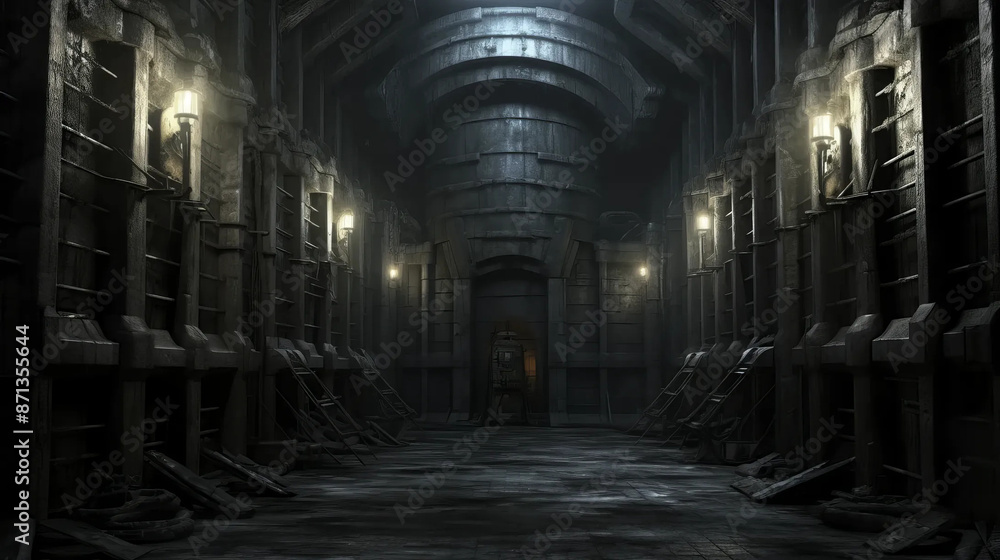 Grim Prison - Shadows and Echoes of Forgotten Souls Fantasy wallpaper Grim Prison - Shadows and Echoes of Forgotten Souls Fantasy wallpaper