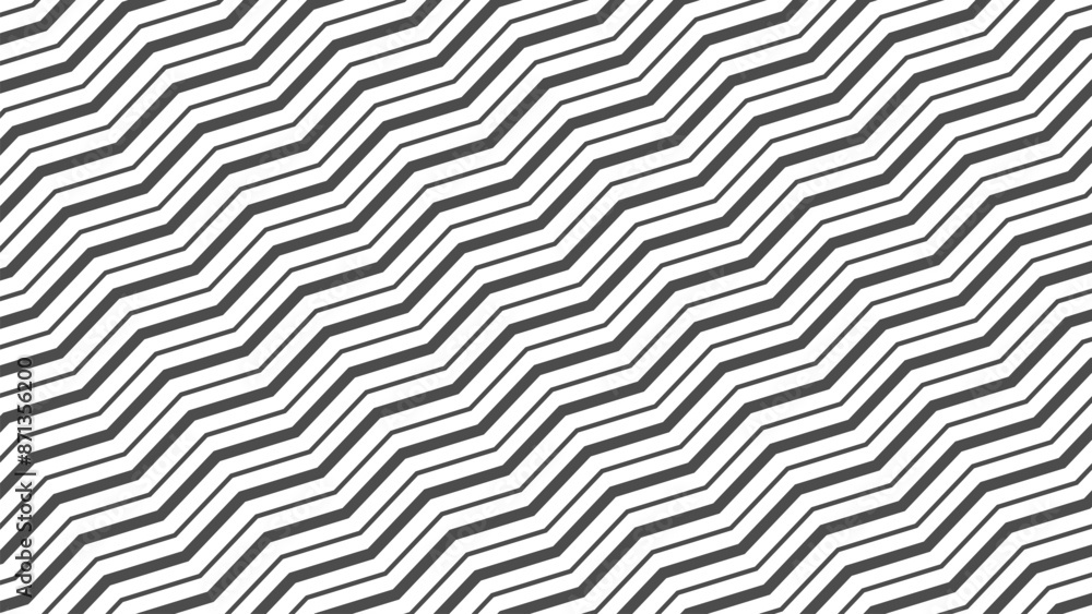 Gray zig zag seamless pattern background vector image Gray zig zag seamless pattern background vector image