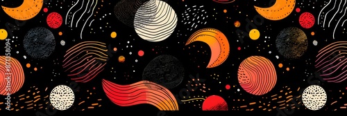 Abstract seamless pattern with modern and stylish design for desktop wallpapers