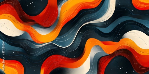 Abstract seamless pattern with modern and stylish design for desktop wallpapers