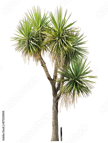 Yucca Thompsoniana Tree Isolated on Clear Background photo