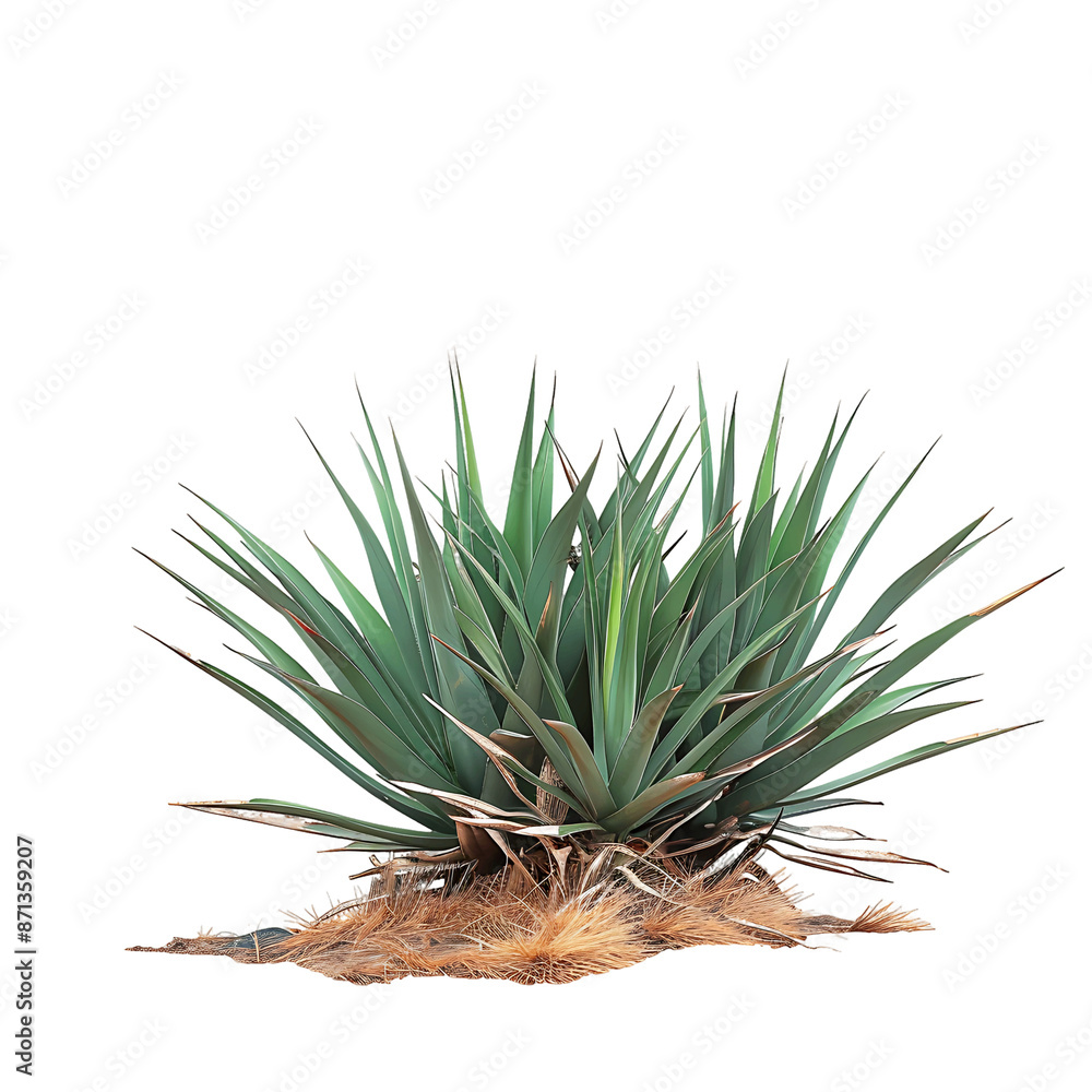 Fototapeta premium Agave Rhodacantha Cutout on Transparent