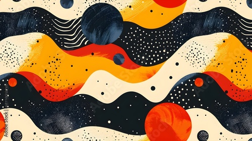 Abstract seamless pattern with modern and stylish design for desktop wallpapers