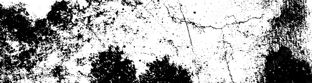 Fototapeta premium Scratched grunge urban background, Dust texture overlay, vector