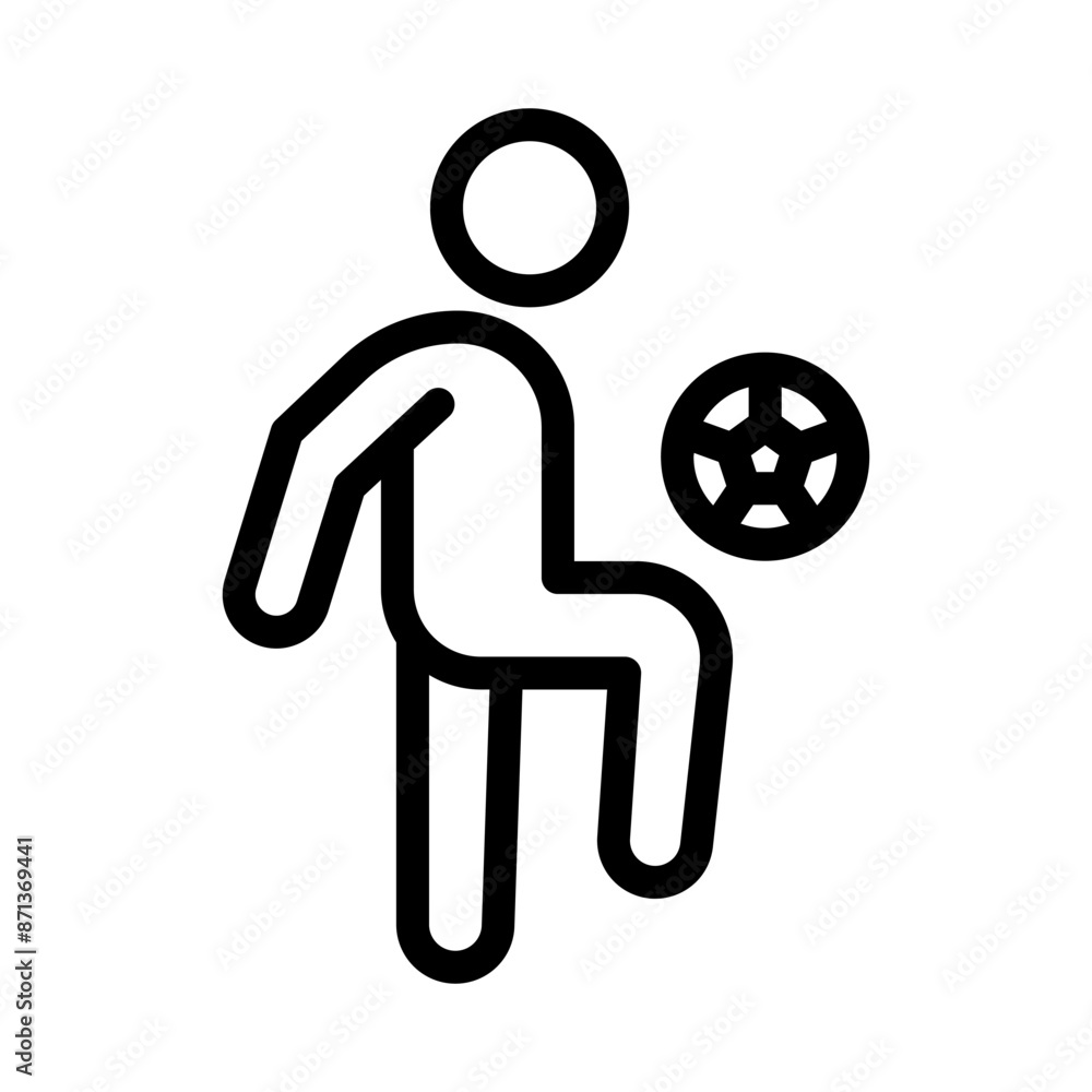3 football line icon illustration vector graphic 3 football line icon illustration vector graphic