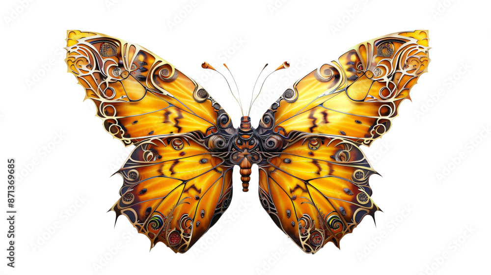 Fototapeta premium butterfly isolated on white