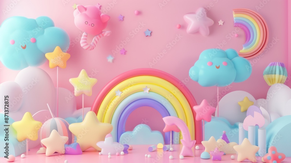 Abstract pattern background for Children's Day Children's photography corner Abstract pattern background for Children's Day Children's photography corner