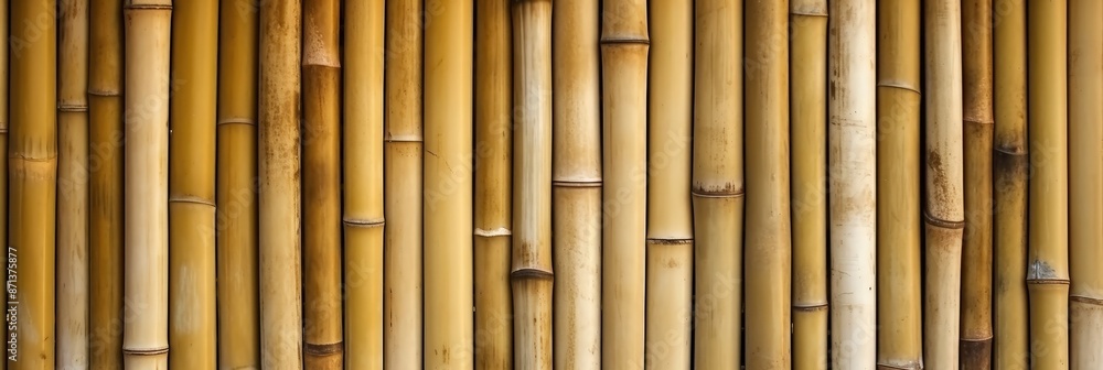 Close-up of Bamboo Wall Close-up of Bamboo Wall
