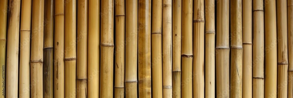 Fototapeta premium Bamboo Texture: A Close-Up Look at Natural Beauty