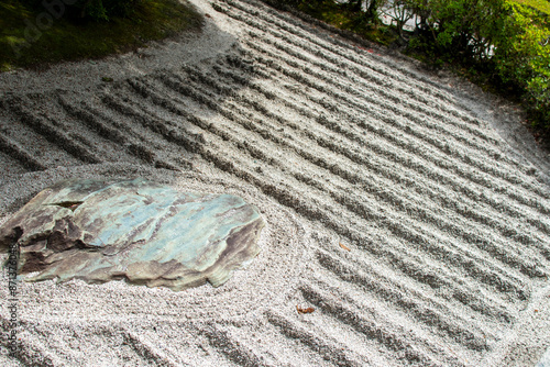 A beautifully maintained Zen garden in Japan.