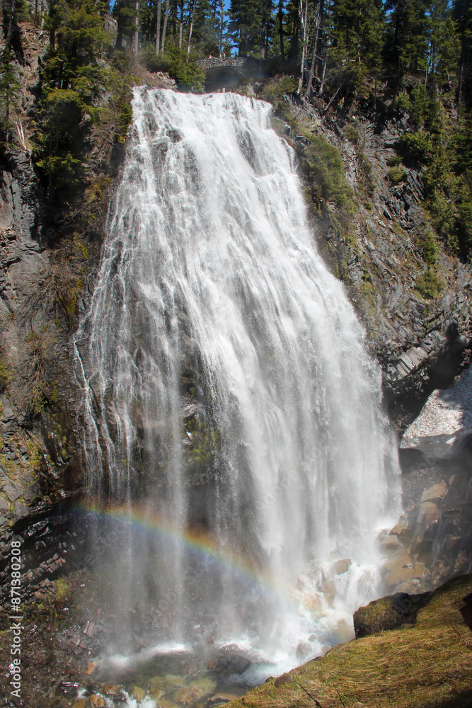 Obraz premium snow covered mountain, Mount Rainier National park