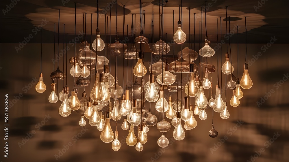 Chandelier on the ceiling Chandelier on the ceiling