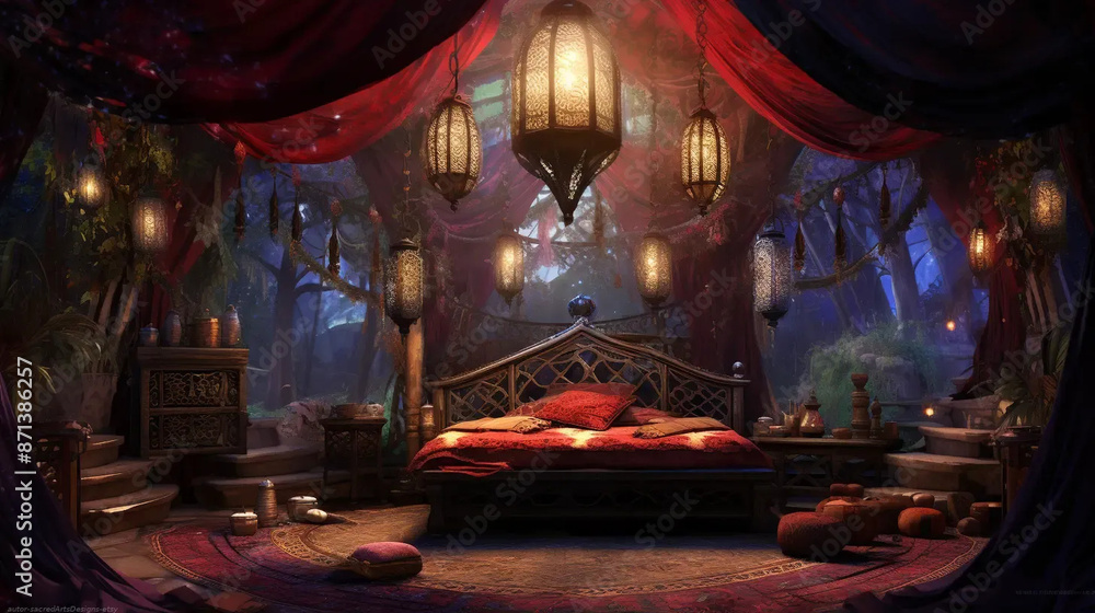 Fortune Teller In Enigmatic Tent: Secrets Await You Fantasy wallpaper Fortune Teller In Enigmatic Tent: Secrets Await You Fantasy wallpaper