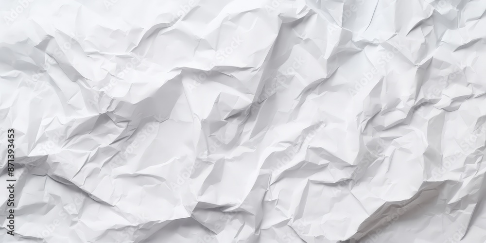 White Crumpled Paper Texture White Crumpled Paper Texture