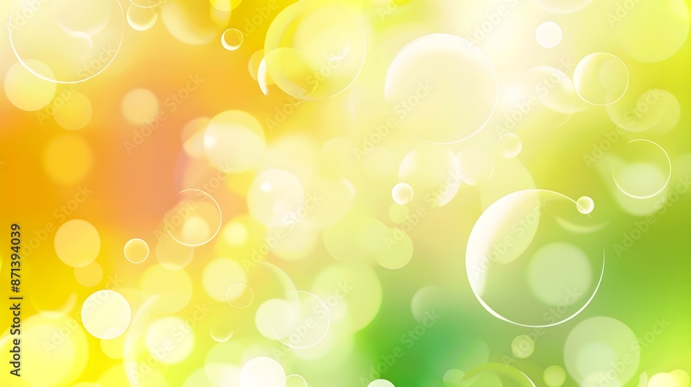 Obraz premium bokeh yellow background