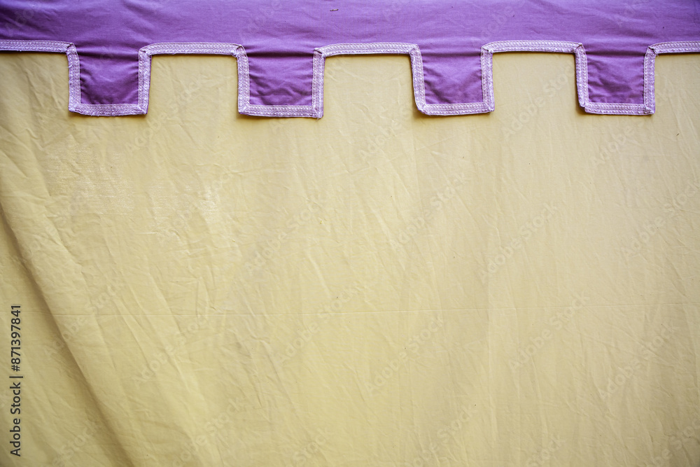 Medieval yellow fabric