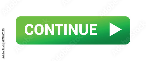 Premium Vector: Continue Button Illustration
