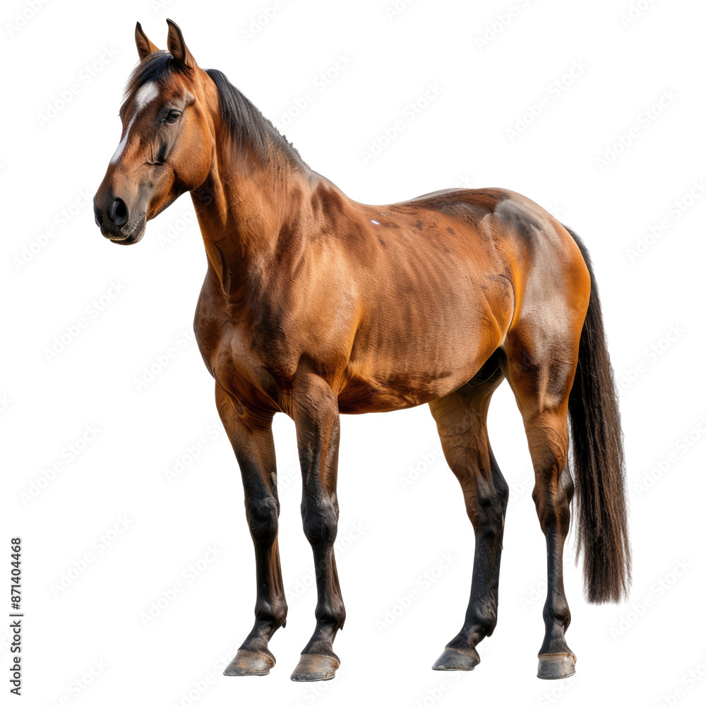 Photo of Horse isolated on transparent background Photo of Horse isolated on transparent background