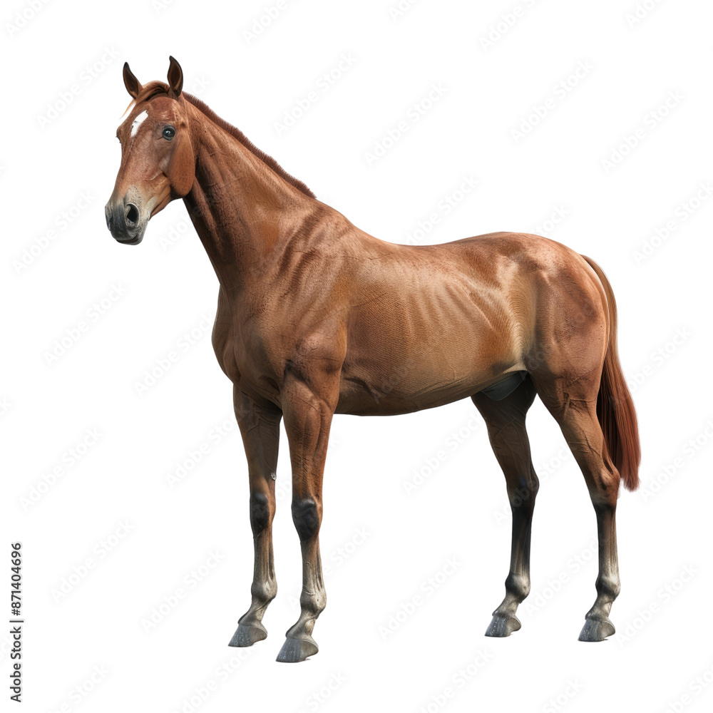 Naklejka premium Photo of Horse isolated on transparent background