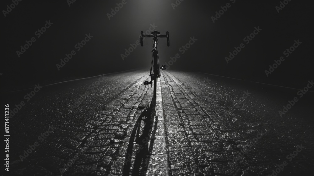 Naklejka premium Classic Car in Geometric Minimalist Composition with Vibrant Colors - Top-Down View in HDR