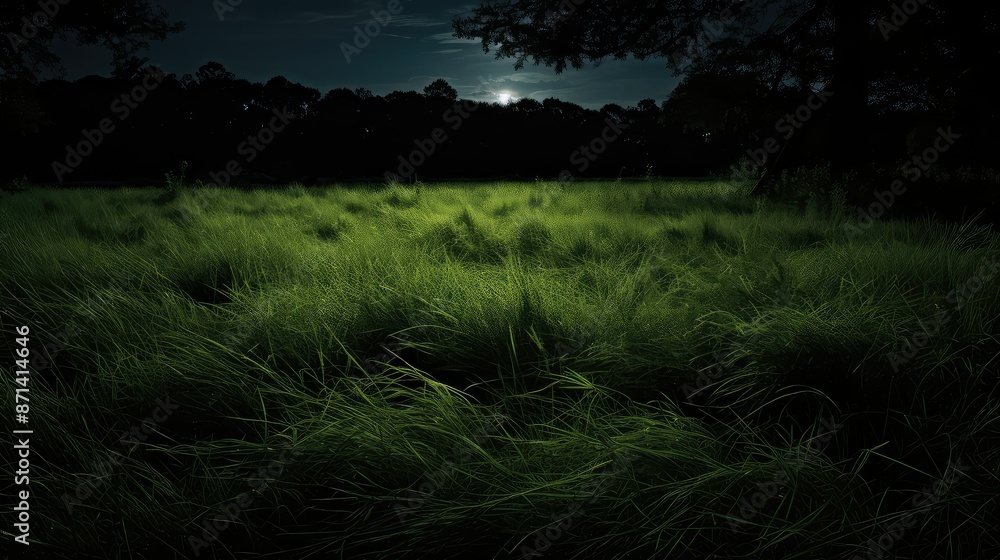 Fototapeta premium nature grass dark