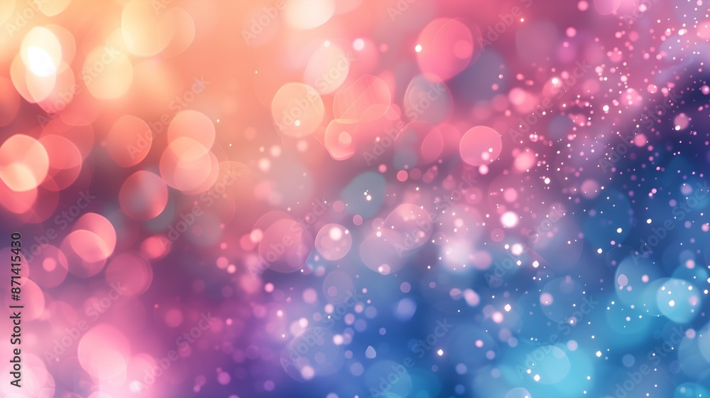Abstract Blurred Bokeh Background with Pastel Colors and Sparkling Lights Abstract Blurred Bokeh Background with Pastel Colors and Sparkling Lights