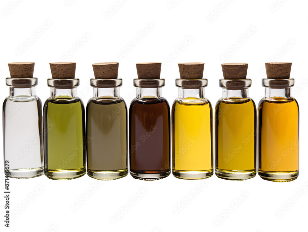 a row of small bottles with different colored liquids a row of small bottles with different colored liquids