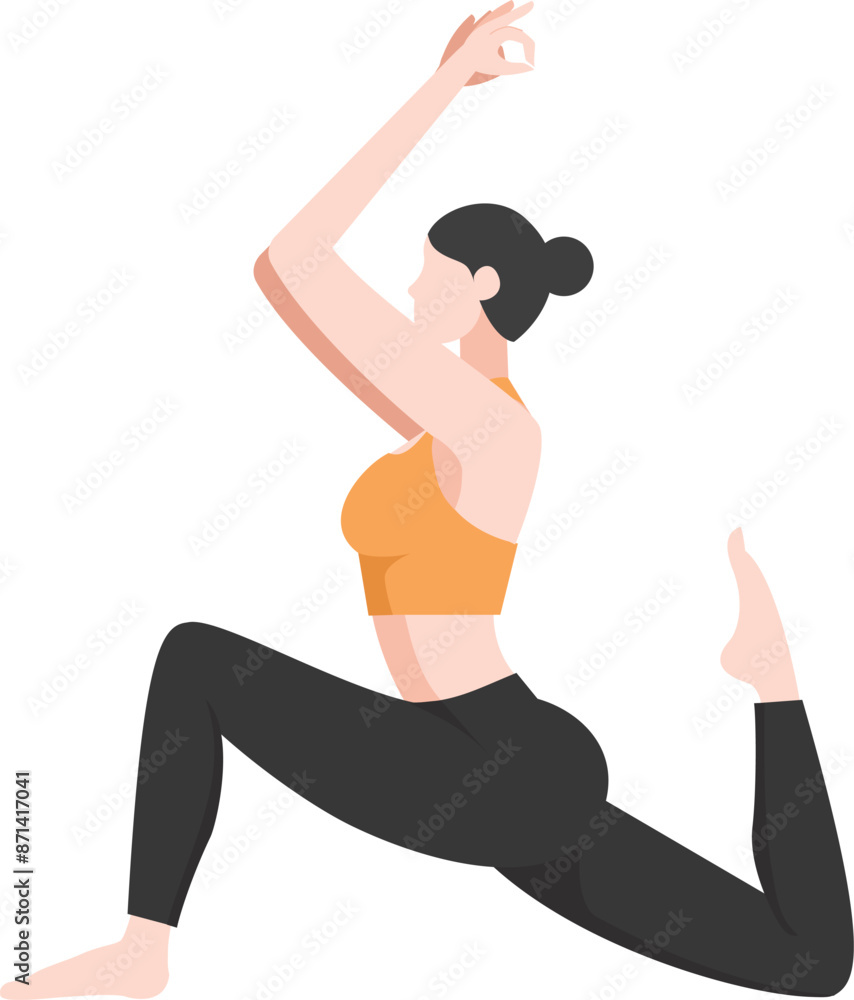 yoga poses woman illustration yoga poses woman illustration
