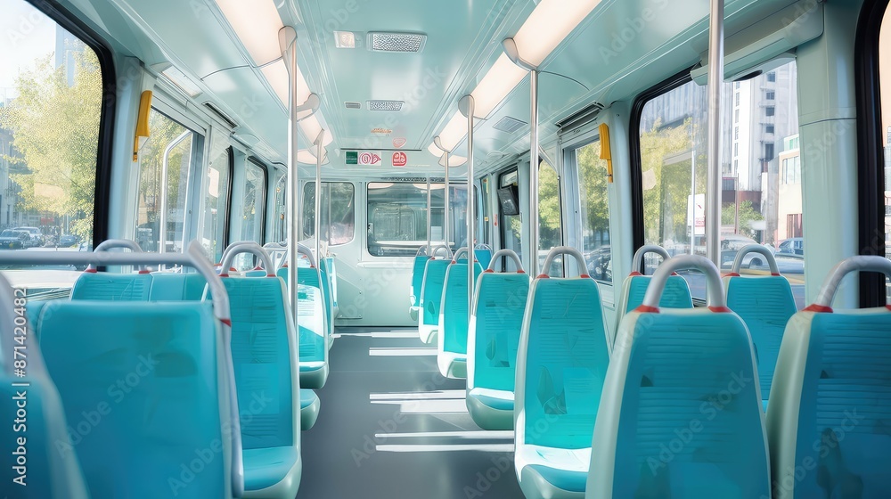 Fototapeta premium light vehicle interior