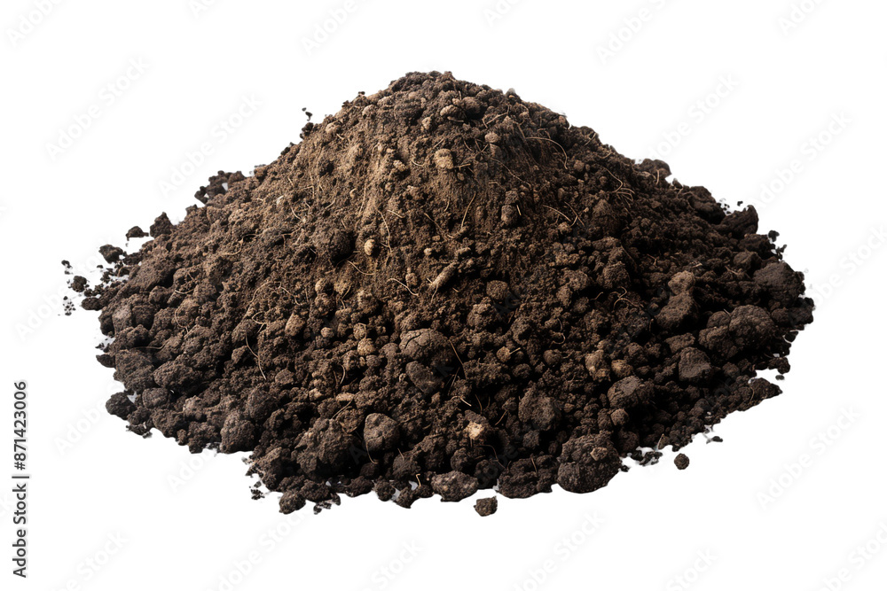 soil isolated on transparent background soil isolated on transparent background