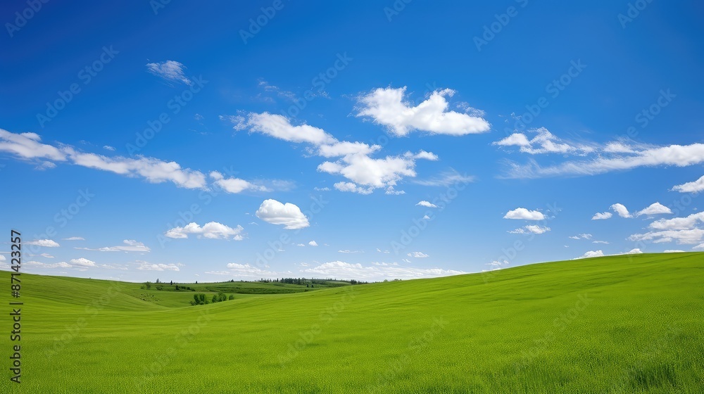 green clear light blue sky green clear light blue sky
