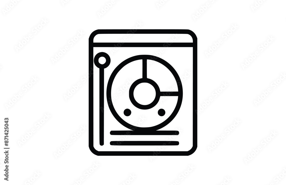 Black hdd icon isolated on white background. Beautiful Hdd icon. Black hdd icon isolated on white background. Beautiful Hdd icon.