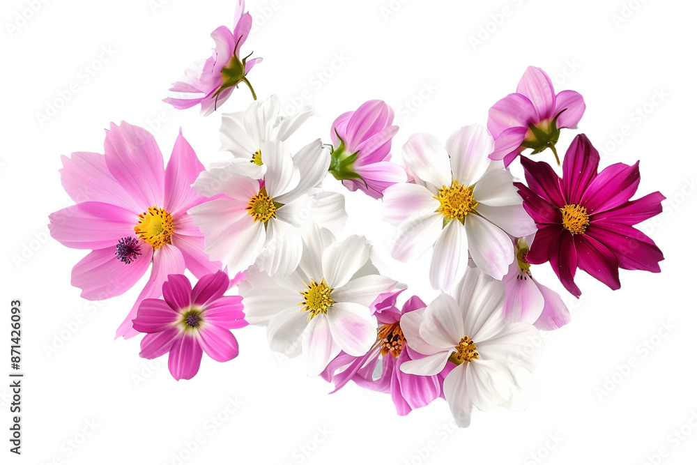 spring flowers isolated on transparent background spring flowers isolated on transparent background