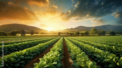 organic plantation oranic farm photo