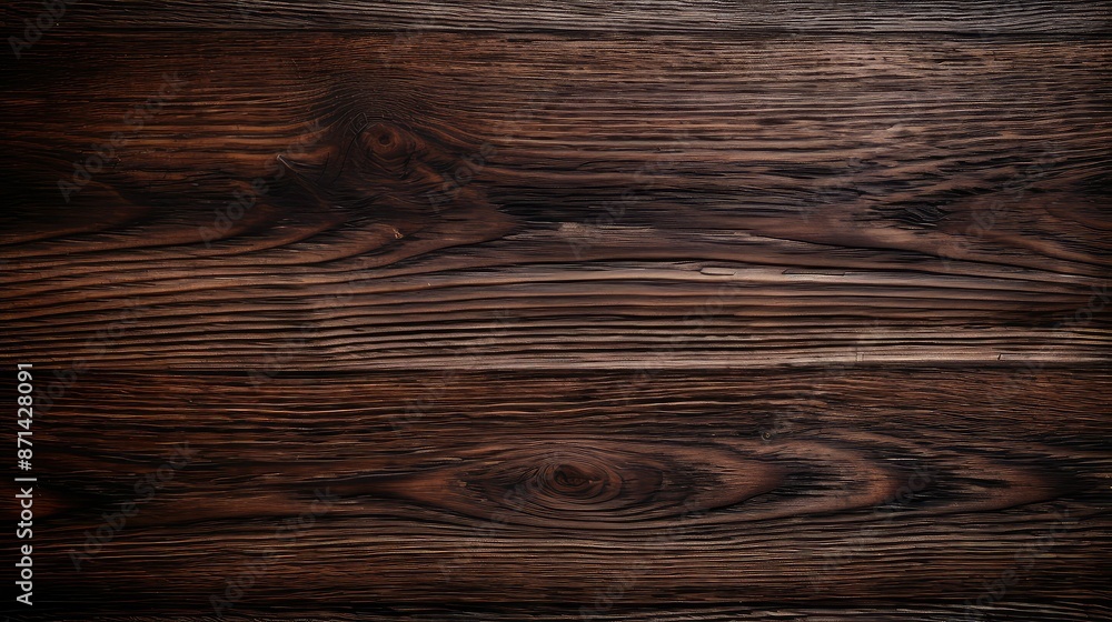Fototapeta premium weathered dark brown wood texture