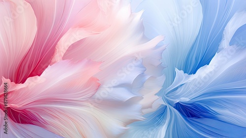 petals blue and pink abstract © vectorwin
