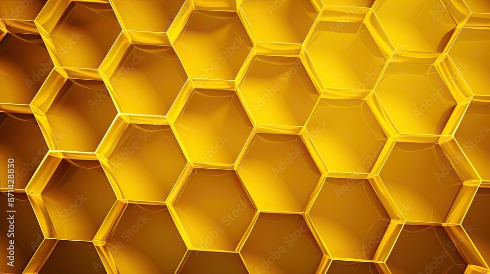 honeycomb geometric yellow honeycomb geometric yellow
