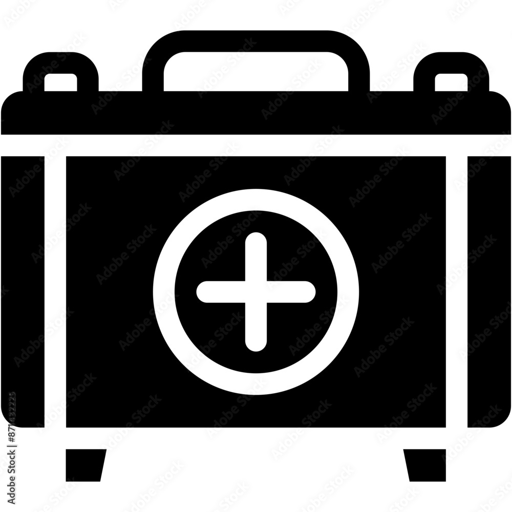 Vector Icon First Aid Kit, Healthcare And Medical, First Aid Bag, First Aid Box, Medical Box Vector Icon First Aid Kit, Healthcare And Medical, First Aid Bag, First Aid Box, Medical Box
