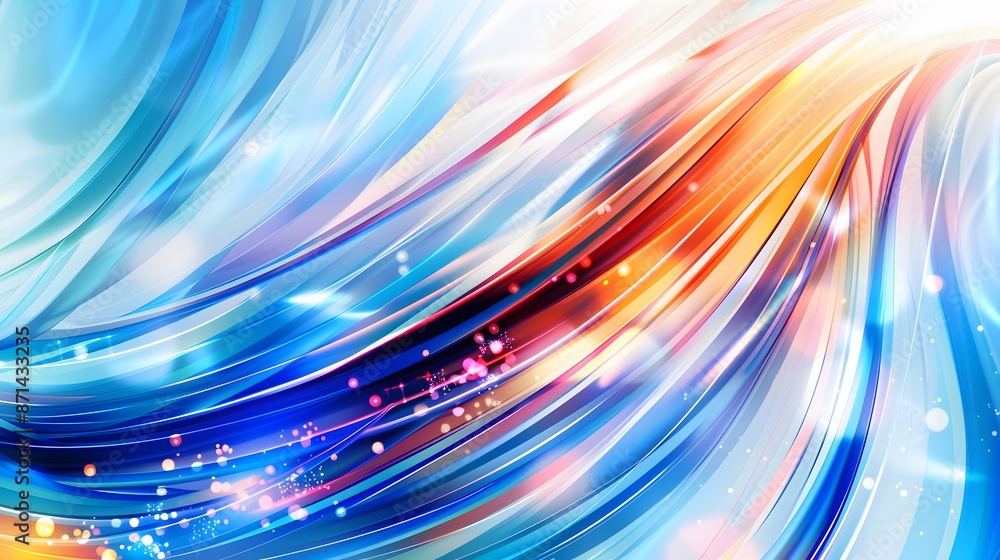 blue wave and light trail background blue wave and light trail background