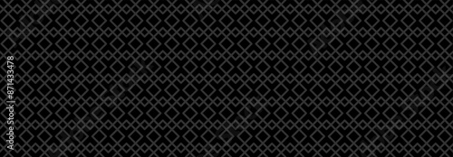 Wallpaper Mural Geometric squares, Thai style, alternating tile floors, Illustration, vector, Geometry, geometric, alternating overlapping, orderly arrangement background, black and white, banner, website. asian. Torontodigital.ca