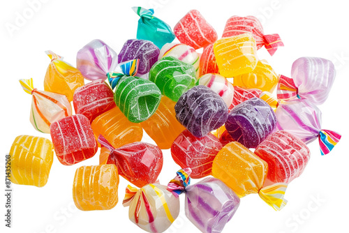 sugar candy isolated on transparent background
