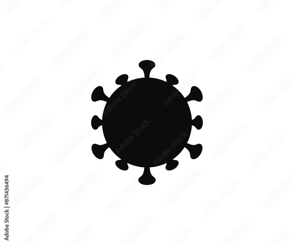 Flu virus icon. Virus and cancer cell in silhouette style vector design and illustration.
Flu virus icon. Virus and cancer cell in silhouette style vector design and illustration.