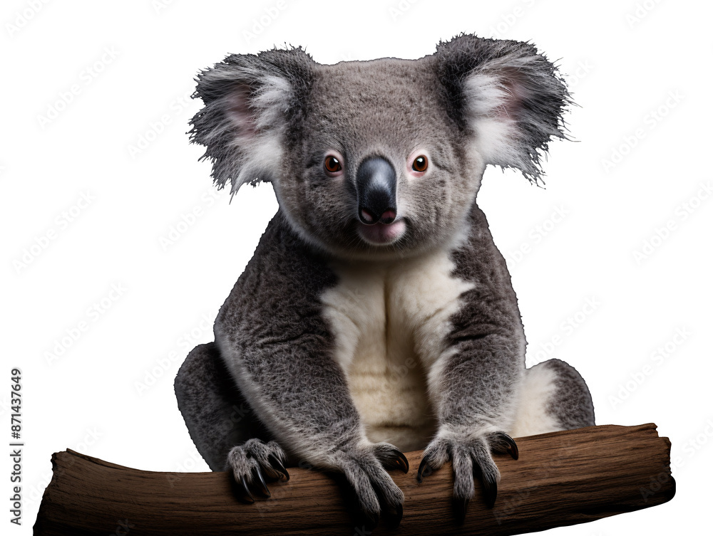 a koala bear on a branch a koala bear on a branch