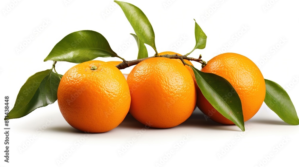 tangerines isolated on white tangerines isolated on white