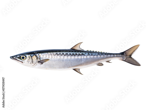 a silver fish with black stripes © Matej