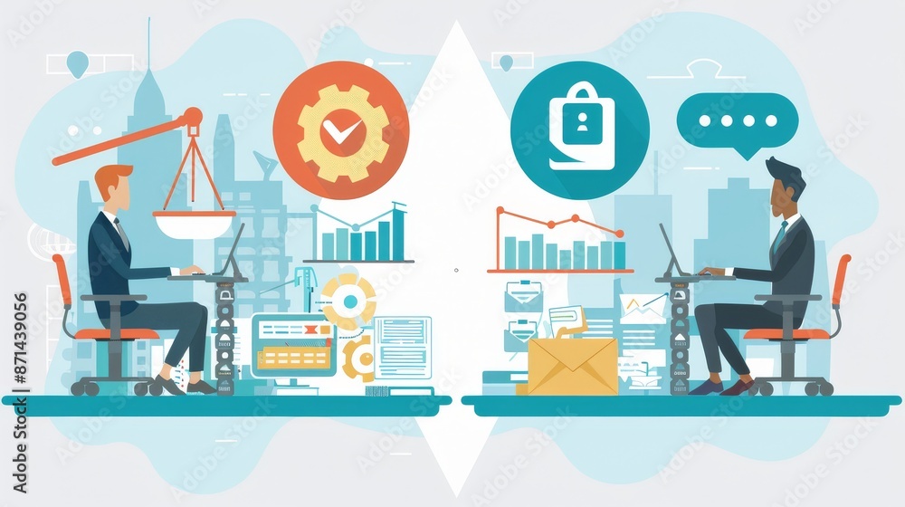 Concepts that convey competition The struggle to win in business Concepts that convey competition The struggle to win in business